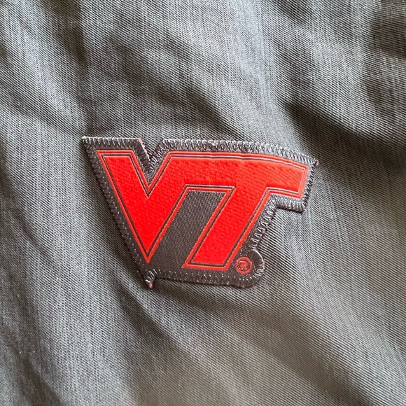 NIKE Virginia Tech Hokies Gray Zip Up Lightweight Jacket - Picture 2 of 10